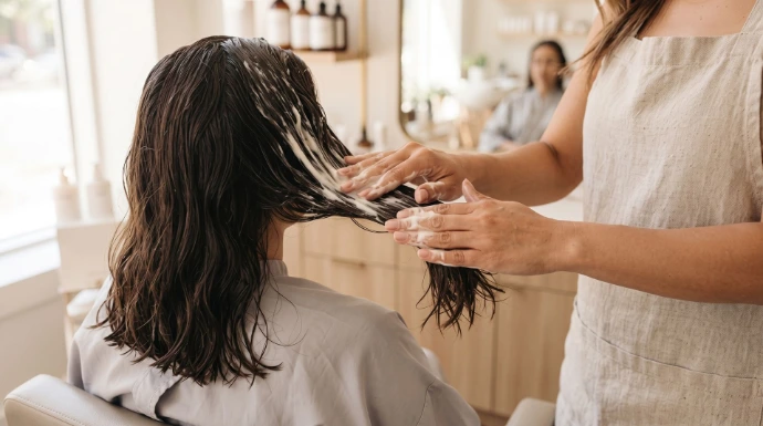 cabello pintado de Organic Salon hn