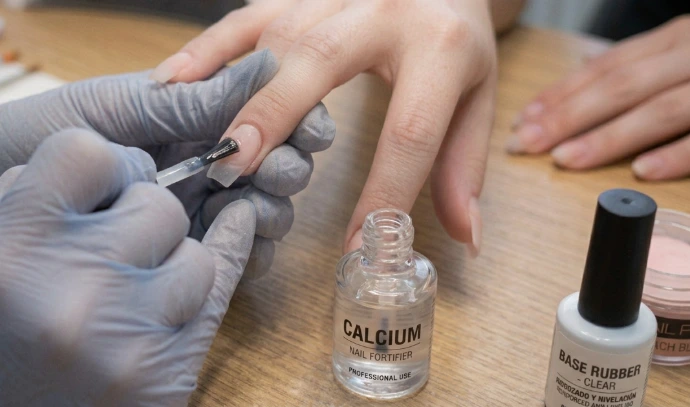 Aplicacion  de calcium Organic Beauty Salon