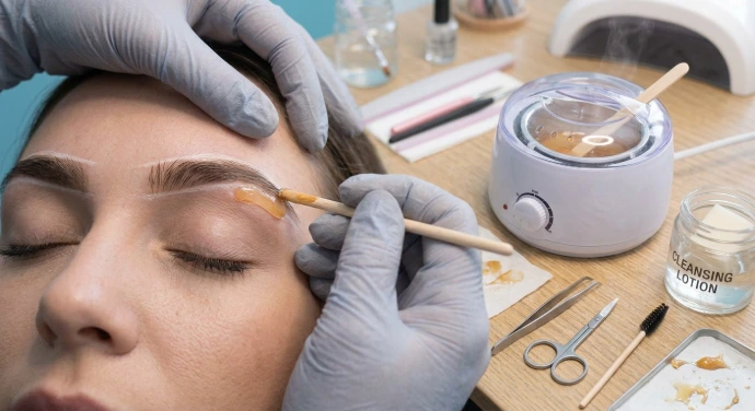 Depilacion de cejas con cera Organic Beauty Salon