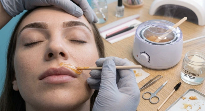 depilacion de bigote con cera Organic Beauty Salon