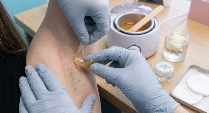 depilacion de Axila con cera Organic Beauty Salon