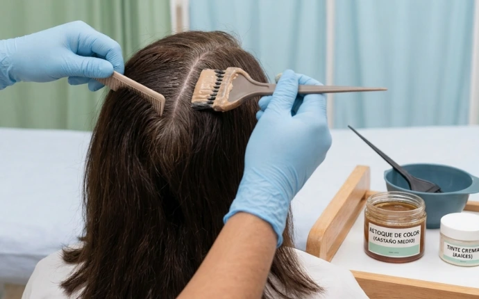 Retoque de tinte cabello Organic Beauty Salon