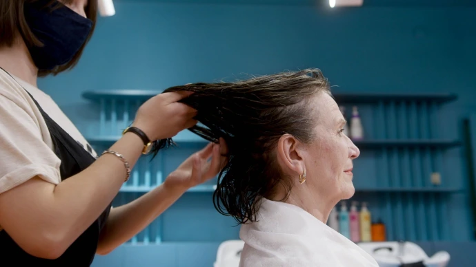 Corte completo cabello para dama Organic Beauty Salon