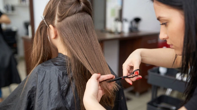 Corte de cabello niña Organic Beauty Salon