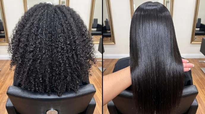 Alisado Chino cabello Organic Beauty Salon